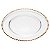 SOUSPLAT CRISTAL C/BORDA ROSE PEARL 32cm - Imagem 1