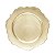 SOUSPLAT DE PLÁSTICO STAR DOURADO 33cm - Imagem 1