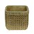 VASO DECORATIVO CIMENTO PALHA 15x13cm - Imagem 2