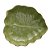 FOLHA DECORATIVA DE CERÂMICA BANANA LEAF VERDE 28,5x27x7cm - Imagem 2