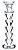 CASTICAL DE VIDRO 5.5X22.5X7CM - Imagem 1