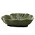 FOLHA DECORATIVA DE CERÂMICA BANANA LEAF VERDE 16x15,5x4,5cm - Imagem 1