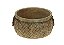 VASO DECORATIVO CIMENTO PALHA 20x19x10cm - Imagem 2