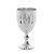 CJ 6 TAÇAS VIDRO P/ÁGUA GREEK PRATEADO 345ml - Imagem 1