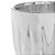 CJ 6 TAÇAS VIDRO P/ÁGUA GREEK PRATEADO 345ml - Imagem 4