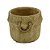 VASO DECORATIVO CIMENTO PALHA 16x15x13cm - Imagem 2