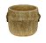 VASO DECORATIVO CIMENTO PALHA 20x19x16cm - Imagem 2