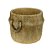VASO DECORATIVO CIMENTO PALHA 20x19x16cm - Imagem 4