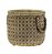 VASO DECORATIVO CIMENTO PALHA 16x15x13cm - Imagem 3