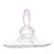 POTICHE DECORATIVO C/PÉ CRISTAL CHUMBO SANTORINI 11,5x24,5cm - Imagem 4