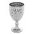 CJ 6 TAÇAS VIDRO P/ÁGUA ROMAN PRATEADO 345ml - Imagem 2