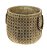 VASO DECORATIVO CIMENTO PALHA 19x17x15cm - Imagem 3