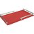 BANDEJA COSMOPOLITAN RETANGULAR VIDRO ALCA ACO INOX 40X25X4 - Imagem 1