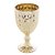 CJ 6 TAÇAS VIDRO P/ÁGUA ROMAN DOURADO 345ml - Imagem 2