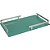BANDEJA COSMOPOLITA RETANGULAR VIDRO ALCA ACO INOX 50X30X4CM - Imagem 1