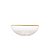 BOWL VIDRO C/BORDA DOURADA HEART 9x8x4cm - Imagem 3
