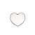 BOWL VIDRO C/BORDA DOURADA HEART 9x8x4cm - Imagem 4