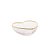 BOWL VIDRO C/BORDA DOURADA HEART 9x8x4cm - Imagem 2