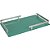 BANDEJA COSMOPOLITA RETANGULAR VIDRO ALCA ACO INOX 40X25X4CM - Imagem 1