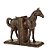 APARADOR DE LIVROS RESINA CAVALO 27x9x23cm - Imagem 3