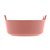 MINI TRAVESSA PORCELANA NÓRDICA ROSA MATT 16x8cm - Imagem 3