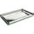 BANDEJA COSMOPOLITA RETANGULAR ESPELHO ALCA ACO INOX 40X25X4 - Imagem 1