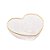 BOWL VIDRO C/BORDA DOURADA HEART 12x11x5cm - Imagem 1