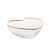 BOWL VIDRO C/BORDA DOURADA HEART 12x11x5cm - Imagem 2