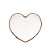 BOWL VIDRO C/BORDA DOURADA HEART 12x11x5cm - Imagem 4