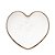 BOWL VIDRO C/BORDA DOURADA HEART 15x14x6cm - Imagem 4