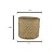 VASO DECORATIVO CIMENTO TRANÇADO PALHA 17x15cm - Imagem 3