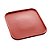 CJ 2 TRAVESSAS PORCELANA NÓRDICA VERMELHO MATT 25x25x2cm - Imagem 2