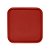 CJ 2 TRAVESSAS PORCELANA NÓRDICA VERMELHO MATT 25x25x2cm - Imagem 3