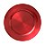 SOUSPLAT DE PLÁSTICO OPALA VERMELHO 33cm - Imagem 1