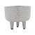 VASO DECORATIVO PORCELANA CINZA 15x12cm - Imagem 2