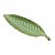 PRATO DECORATIVO DE CERÂMICA BANANA LEAF VERDE 26,5x8x2,5cm - Imagem 4
