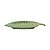 PRATO DECORATIVO DE CERÂMICA BANANA LEAF VERDE 26,5x8x2,5cm - Imagem 2