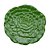 SOUSPLAT PORCELANA ROSY VERDE 33cm - Imagem 1