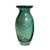 VASO GOLDEN EM VIDRO 6X6X15CM COR VERDE ESMERALDA - Imagem 1