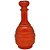 GARRAFA VIDRO COM TAMPA MARROCO LARANJA 12 X 27 CM - Imagem 1