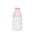 VASO DECORATIVO PORCELANA ROSA/CINZA 7x15cm - Imagem 1
