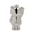 COFRE DE ZAMAC URSO 8x6x14cm - Imagem 5