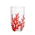 CJ 6 COPOS ALTOS ACRÍLICO CORAL VERMELHO 650ml - Imagem 2