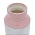 VASO DECORATIVO PORCELANA ROSA/CINZA 15x30cm - Imagem 4