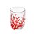 CJ 6 COPOS BAIXOS ACRÍLICO CORAL VERMELHO 465ml - Imagem 1
