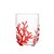CJ 6 COPOS BAIXOS ACRÍLICO CORAL VERMELHO 465ml - Imagem 2