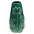 VASO DECORATIVO CERÂMICA PALMEIRA VERDE 13x25cm - Imagem 2