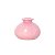 VASO DECORATIVO PORCELANA ROSA 9x6cm - Imagem 1