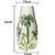 VASO DECORATIVO CERÂMICA PALMEIRA BRANCO/VERDE 15x32cm - Imagem 4