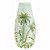 VASO DECORATIVO CERÂMICA PALMEIRA BRANCO/VERDE 13x25cm - Imagem 1